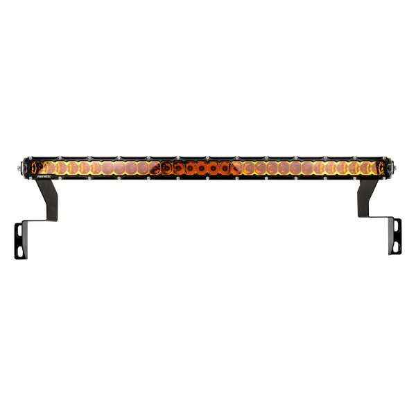 Heretic Studio® - Grille 30" 180W Combo Beam Amber LED Light Bar Kit, Front View