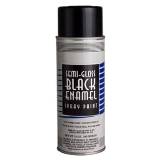 Hi-Tech® - 12 fl. oz. Black Semi Gloss Aerosol Enamel