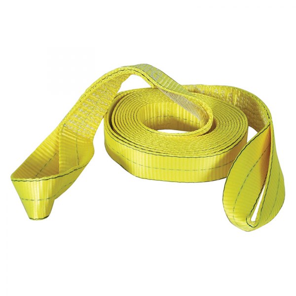 Highland® - 2" x 20' Heavy Duty Reflective Tow Strap with Loops