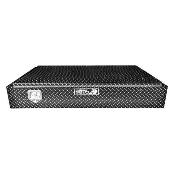 Highway Products® - Single Lid 5th Wheel Partner Tool Box with Black Diamond Plate Lid