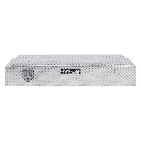 Highway Products® - Single Lid 5th Wheel Partner Tool Box with Bright Diamond Plate Lid