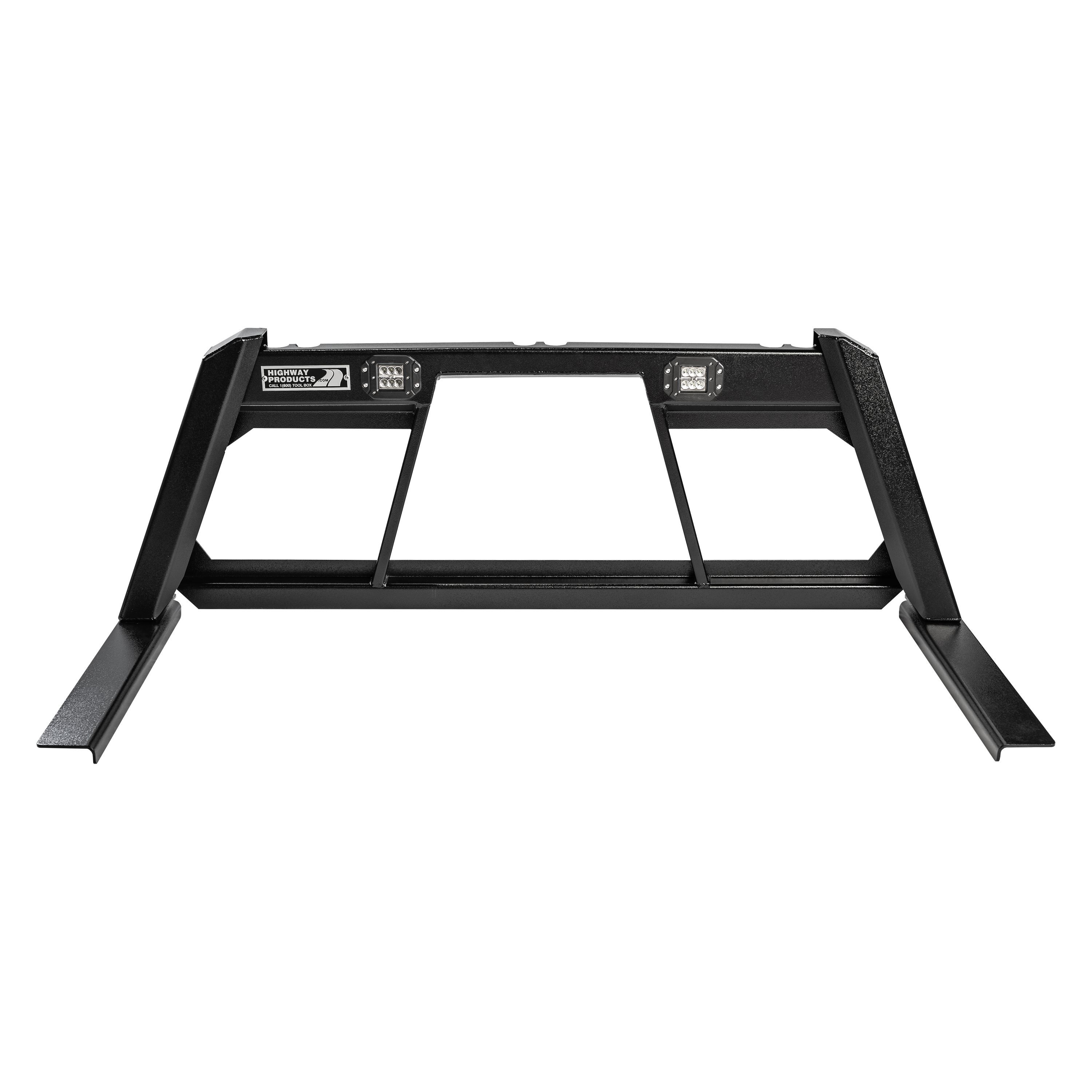 Highway Products® 4011-035-BK62 - Guardian™ Open Post Headache Rack