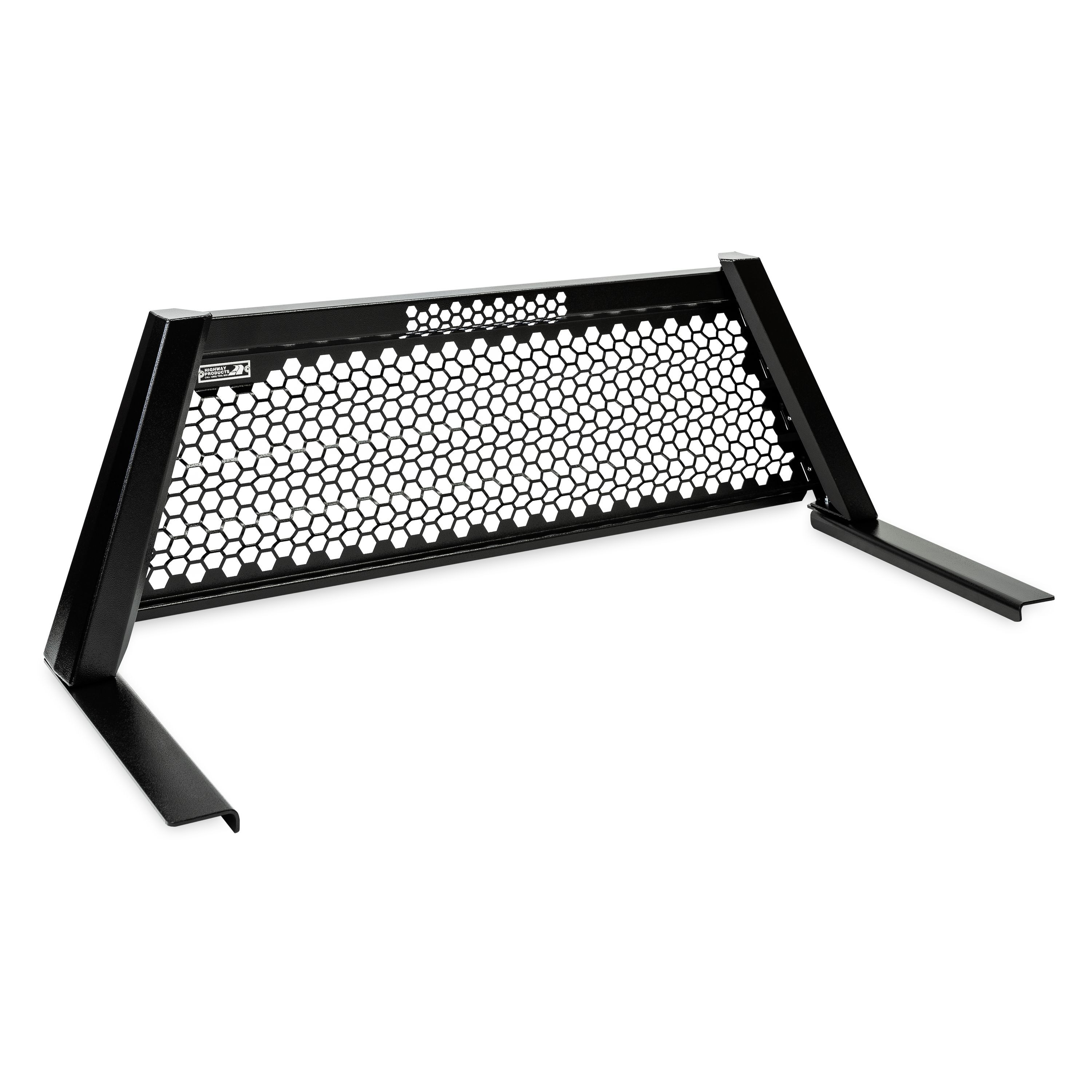 Highway Products® 4012-027-BK62 - Honeycomb™ Full Wave Headache Rack