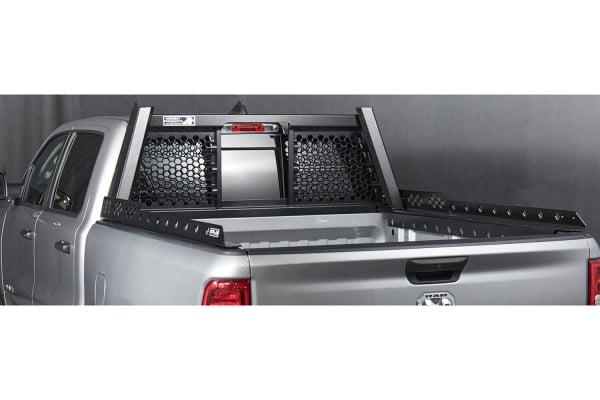 Highway Products® 4012-041-BK62 - Honeycomb™ Full Wave Headache Rack