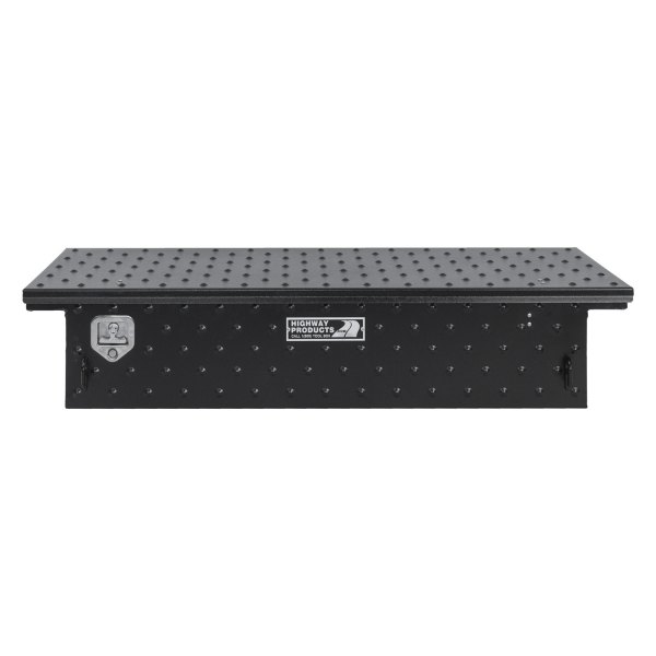 Highway Products® - Low Profile Single Lid Crossover Tool Box with Gladiator™ Black Lid