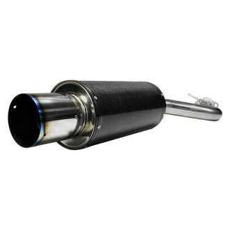 HKS® - Carbon-Ti Series™ 304 SS Axle-Back Exhaust System with Single Rear Exit