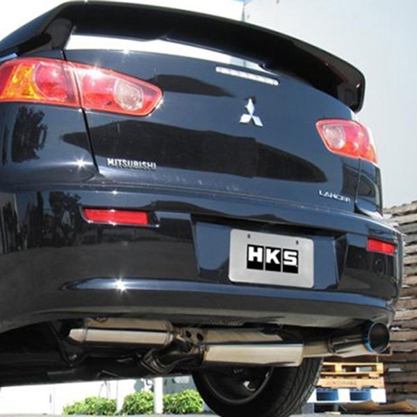 HKS® - Hi-Power Series™ 304 SS Rear Section Exhaust System, Mitsubishi Lancer