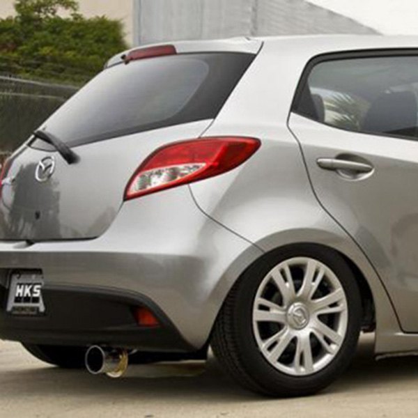 HKS® - Hi-Power Series™ 304 SS Axle-Back Exhaust System, Mazda 2