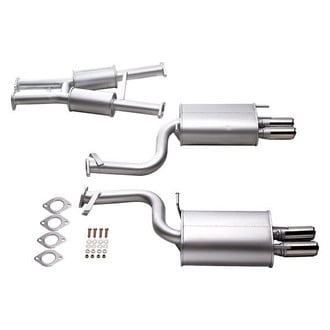 HKS® - 304 SS Turbo Axle-Back Exhaust System with Quad Rear Exit