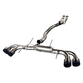 HKS® - 304 SS Racing Cat-Back Exhaust System with Quad Rear Exit