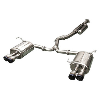 HKS® - Super Turbo Series™ 304 SS Cat-Back Exhaust System with Quad Rear Exit