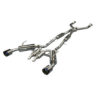 HKS® - Full Dual Series™ 304 SS Cat-Back Exhaust System with Split Rear Exit