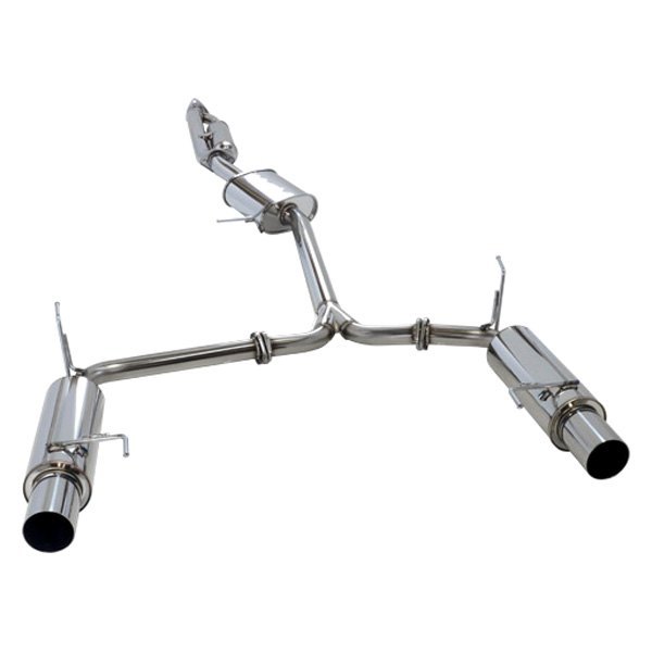 HKS® - Silent Hi-Power Series™ 304 SS Cat-Back Exhaust System, Acura TSX