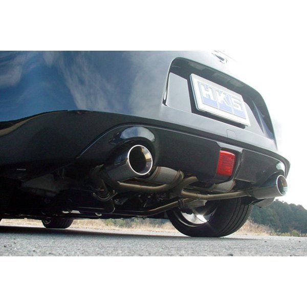 HKS® 32023AN005 Super Sound Master Series™ 304 SS CatBack Exhaust System with Split Rear Exit