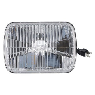 Holley RetroBright® - 7x6" Rectangular Chrome RetroBright™ LED Headlight