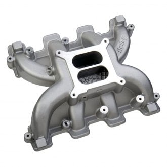 Holley® - Dual Plane Mid Rise Carburated Intake Manifold