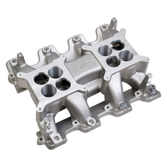 Holley® - Mid Rise Satin EFI Cast Dual Plane Intake Manifold