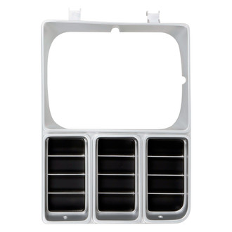 Holley® - Driver Side Factory Style Silver Headlight Bezel