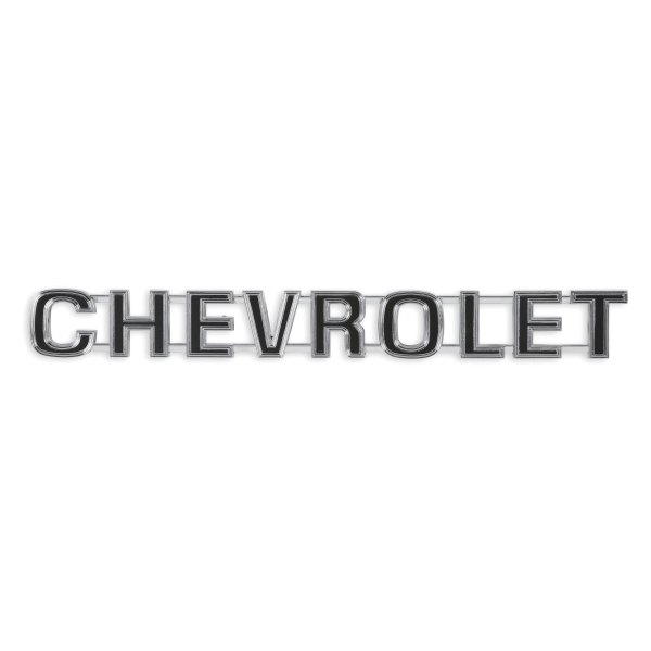 Holley® - "Chevrolet" Chrome/Black Tailgate Emblem
