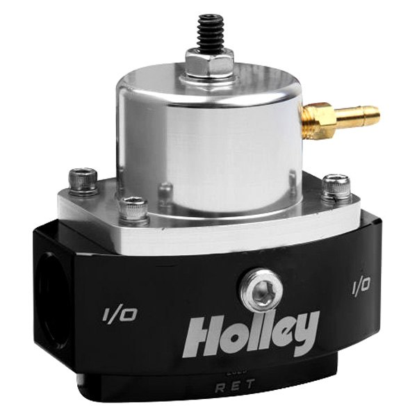 Holley® - Adjustable Billet By-Pass Carbureted Fuel Pressure Regulator