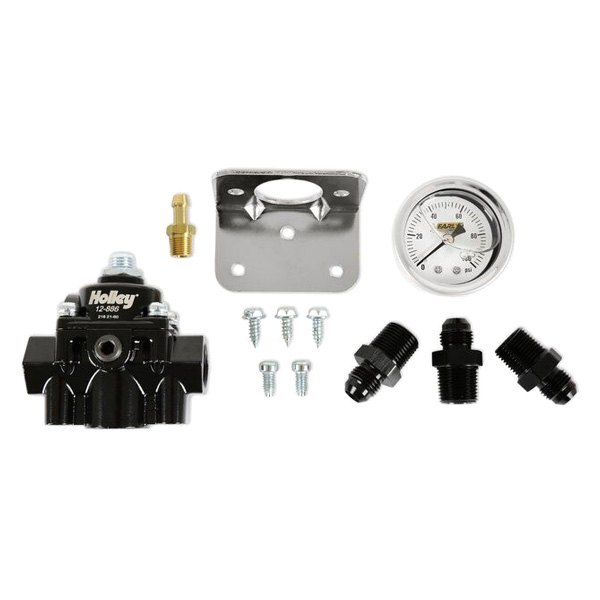 Holley® 12886KIT Billet Bypass Fuel Pressure Regulator Kit