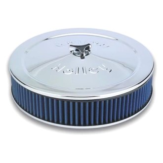 Holley® - Power Shot Round Blue Air Cleaner Assembly (14")
