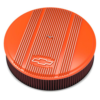 Holley® - Round Air Cleaner Assembly with Bowtie Logo