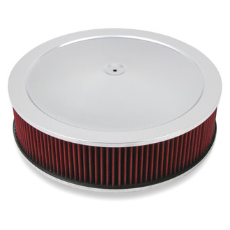 Holley® - 4150 Drop Base Red Chrome Air Cleaner