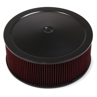 Holley® - 4500 Drop Base Black Air Cleaner