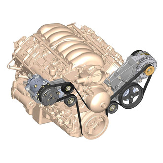 Holley® - High Mount LS/LT A/C Accessory Drive Kit