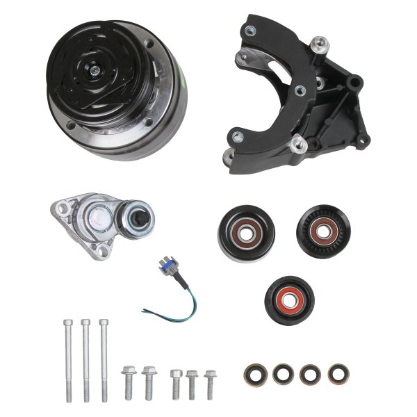 Holley® - Aluminum High Mount LS A/C Accessory Drive Kit