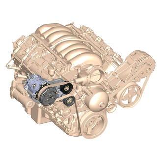 Holley® - High Mount LS A/C Accessory Drive Kit