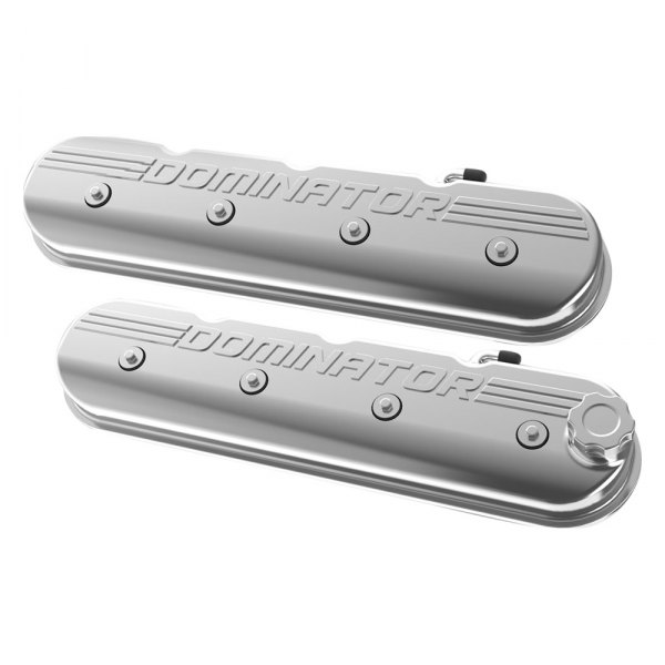Holley® - Vintage Series Tall Dominator Valve Covers with Dominator