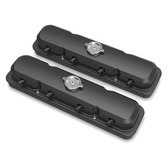 Holley® - Valve Cover Set with Coil-Mounting Base for GM (LS) Small Block Gen IV