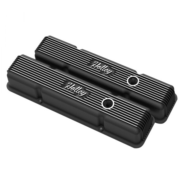 Holley® - Vintage Series Valve Covers with Emissions port