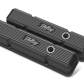 Holley® - Vintage Series Valve Covers with Emissions port