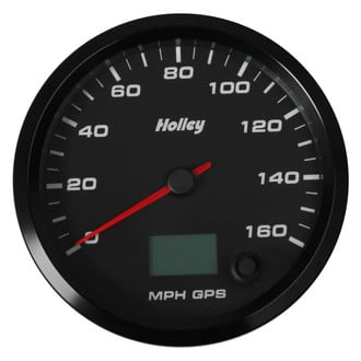 Holley® - Analog Style Series Speedometers, 160 MPH