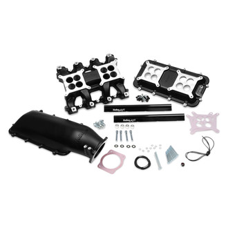 Holley® - Mid Rise Black Ceramic EFI Cast Intake Manifold