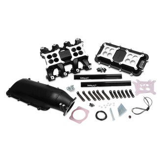 Holley® - Mid Rise Black Ceramic EFI Cast Intake Manifold