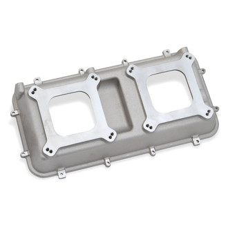 Holley® - Hi-Ram Satin Carbureted Cast Intake Plenum Top