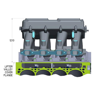 Holley® - Hi-Ram Black EFI Intake Plenum Top