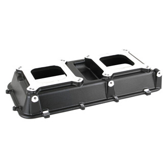 Holley® - Hi-Ram Black Carbureted Cast Intake Plenum Top
