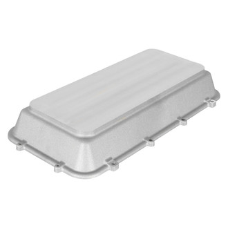 Holley® - Hi-Ram Satin Carbureted Cast Intake Plenum Top with Blank Flange