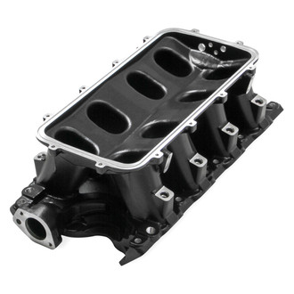 Holley® - Hi-Ram Lower Black EFI Cast Intake Manifold Base