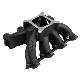 Holley® - Single Plane Black Carbureted Intake Manifold