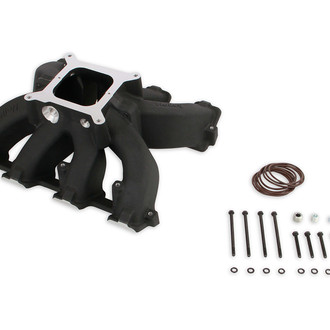 Holley® - Single Plane Split-Design Black EFI Intake Manifold