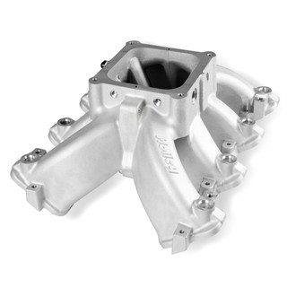 Holley® - Single Plane Split-Design Satin EFI Intake Manifold with Fuel Rails