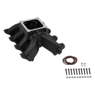 Holley® - Single Plane Black Carbureted Intake Manifold