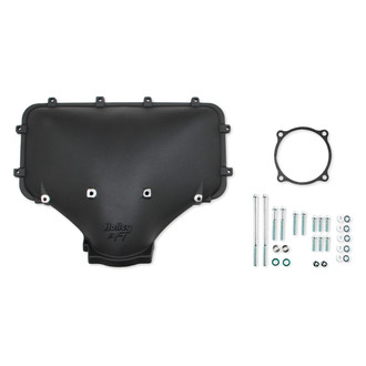 Holley® - Hi-Ram Side Mount Black Intake Plenum Top
