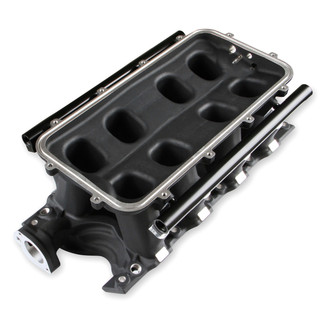 Holley® - Hi-Ram Black EFI Intake Manifold with Side Mount Top